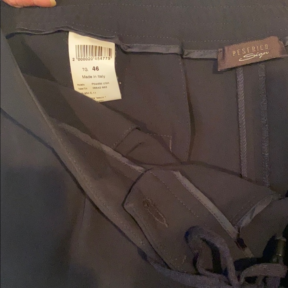 Black Zip Elastic Back Drawstring Pant - image 4